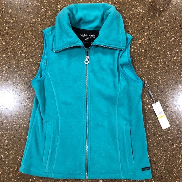 calvin klein performance fleece vest